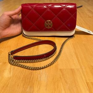 NWT Tory Burch Willa Shine Chain Wallet💝💝